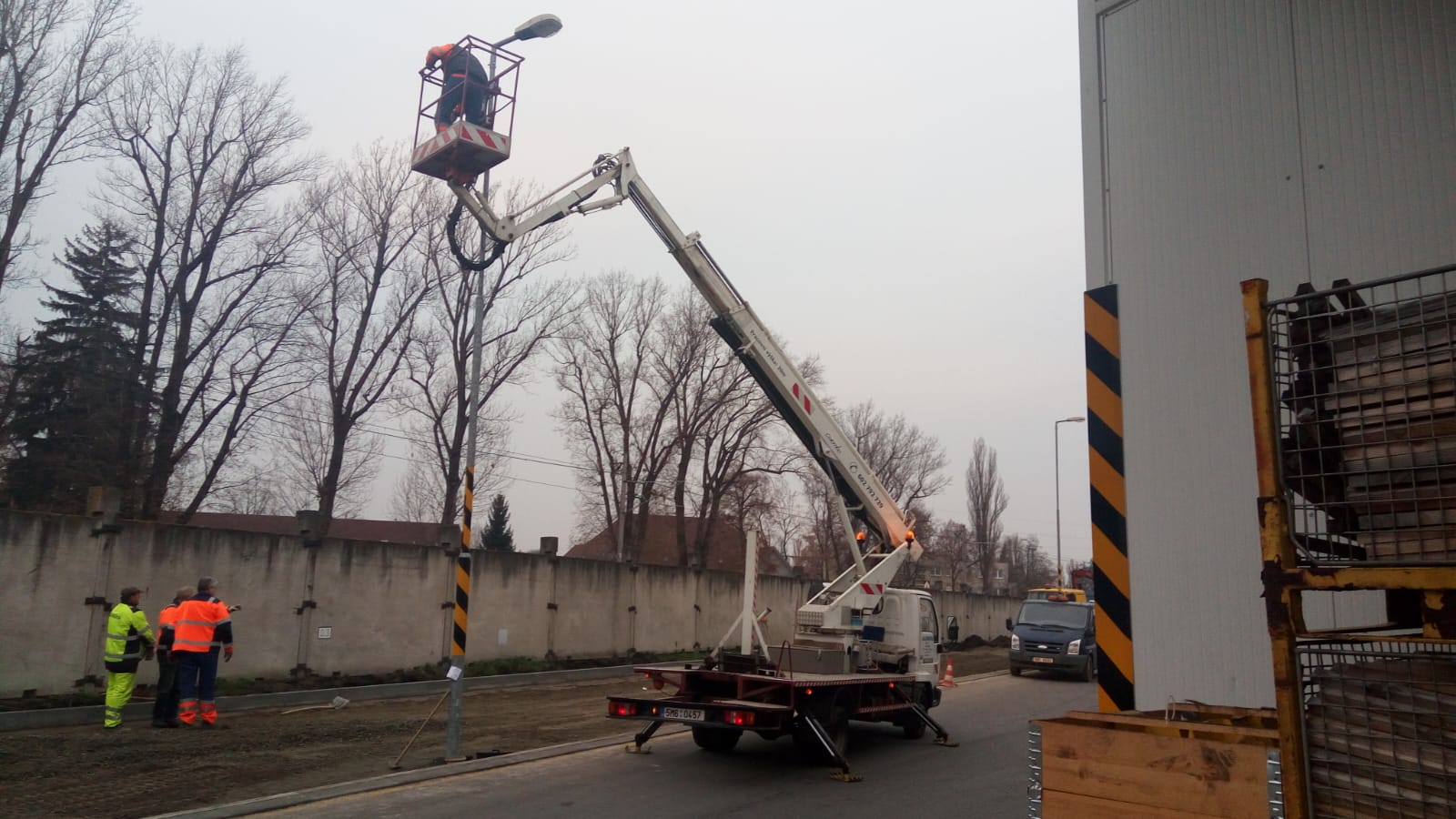 Montáž veřejného osvětlení