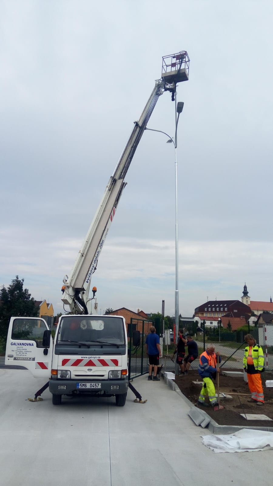 Montáž veřejného osvětlení