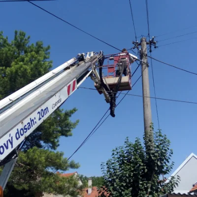 Montáž veřejného osvětlení